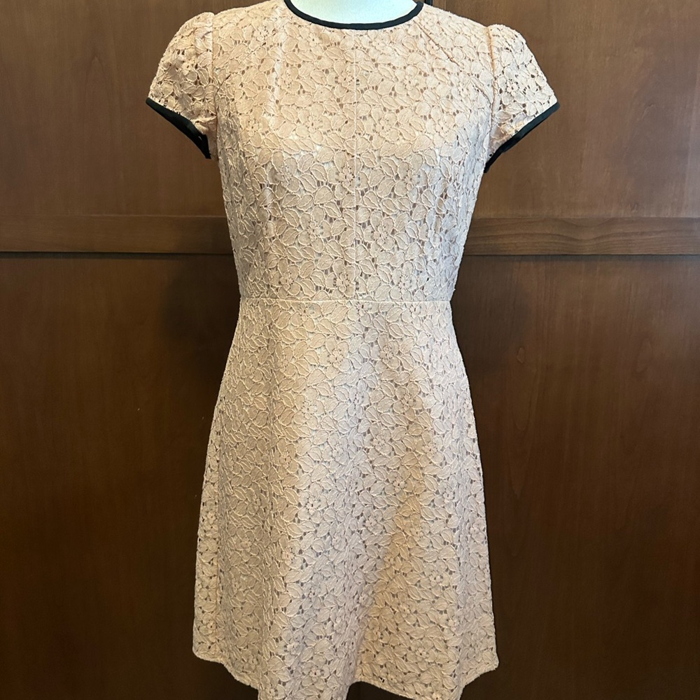 Elegant Lace Dress in Cream